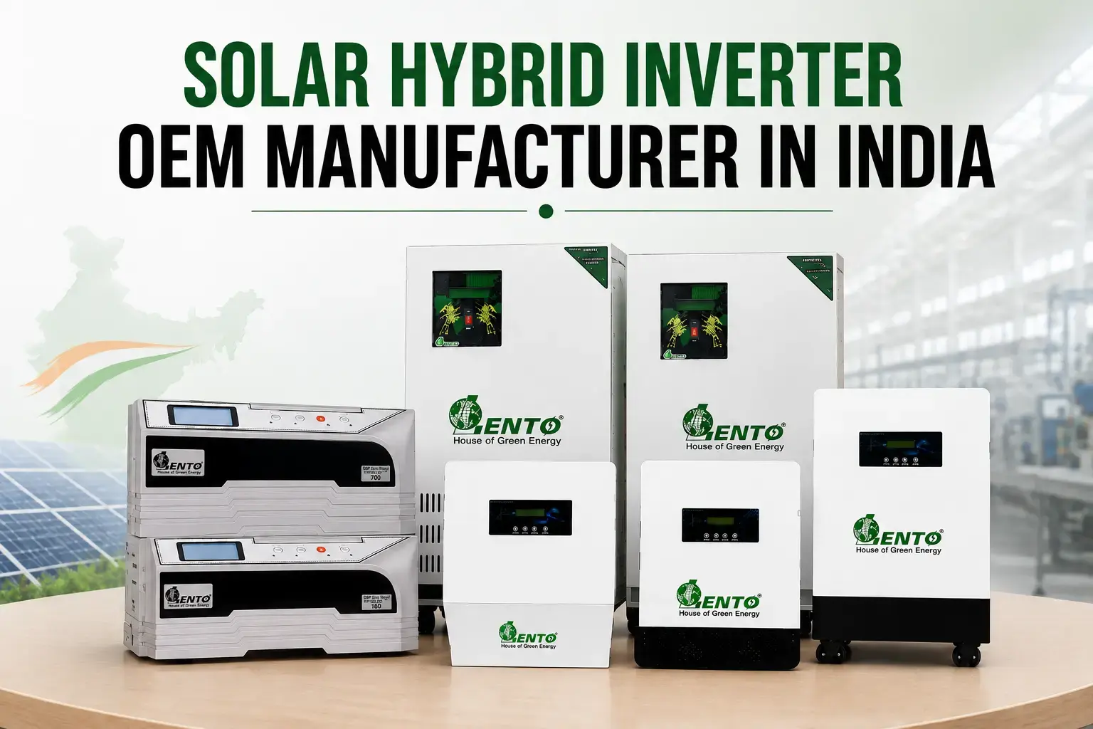 Solar Hybrid Inverter OEM Manufacturer in India: Private Label Solutions